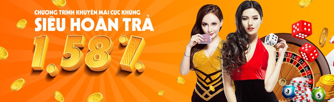 Hoàn trả cược 1.58% trên nhà cái Five88