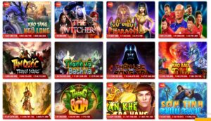 Hàng loạt thể loại game slot nổi tiếng tại nhà cái five88 