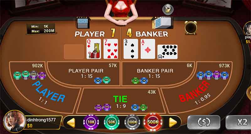 Hướng dẫn chơi Baccarat